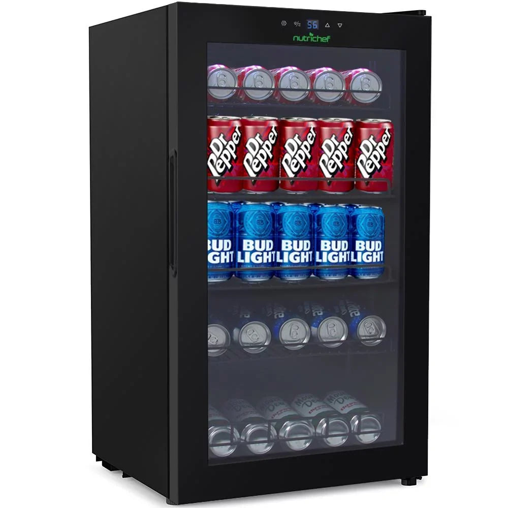 x 34.7’ Refrigerator (132 20.1’’ Can Beverage Nutri Can Cooler, 18.5’’ Chiller Fridge Capacity), Chef Compact x Beverage