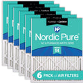 6 Pack Plus Air MERV Carbon Pure 14 Pleated 12x18x1 Nordic Filters