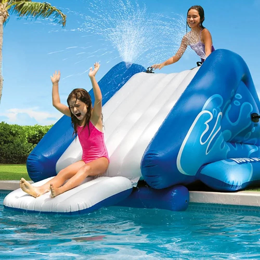 Center | Intex (Open Play Pack) Splash Water Box) (2 Slide Kool Inflatable