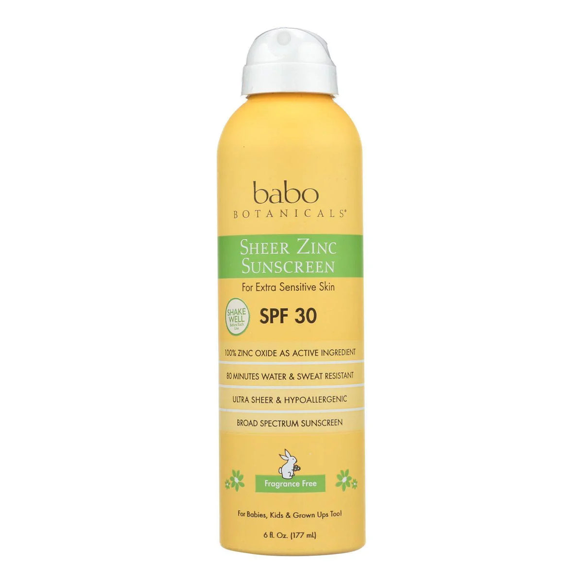 oz. Each Fragrance Babo Free - - fl - Botanicals Sunscreen 6 - 1