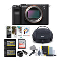Bundle a7C Mirrorless (Black) Full-Frame Alpha Body Sony Camera Compact