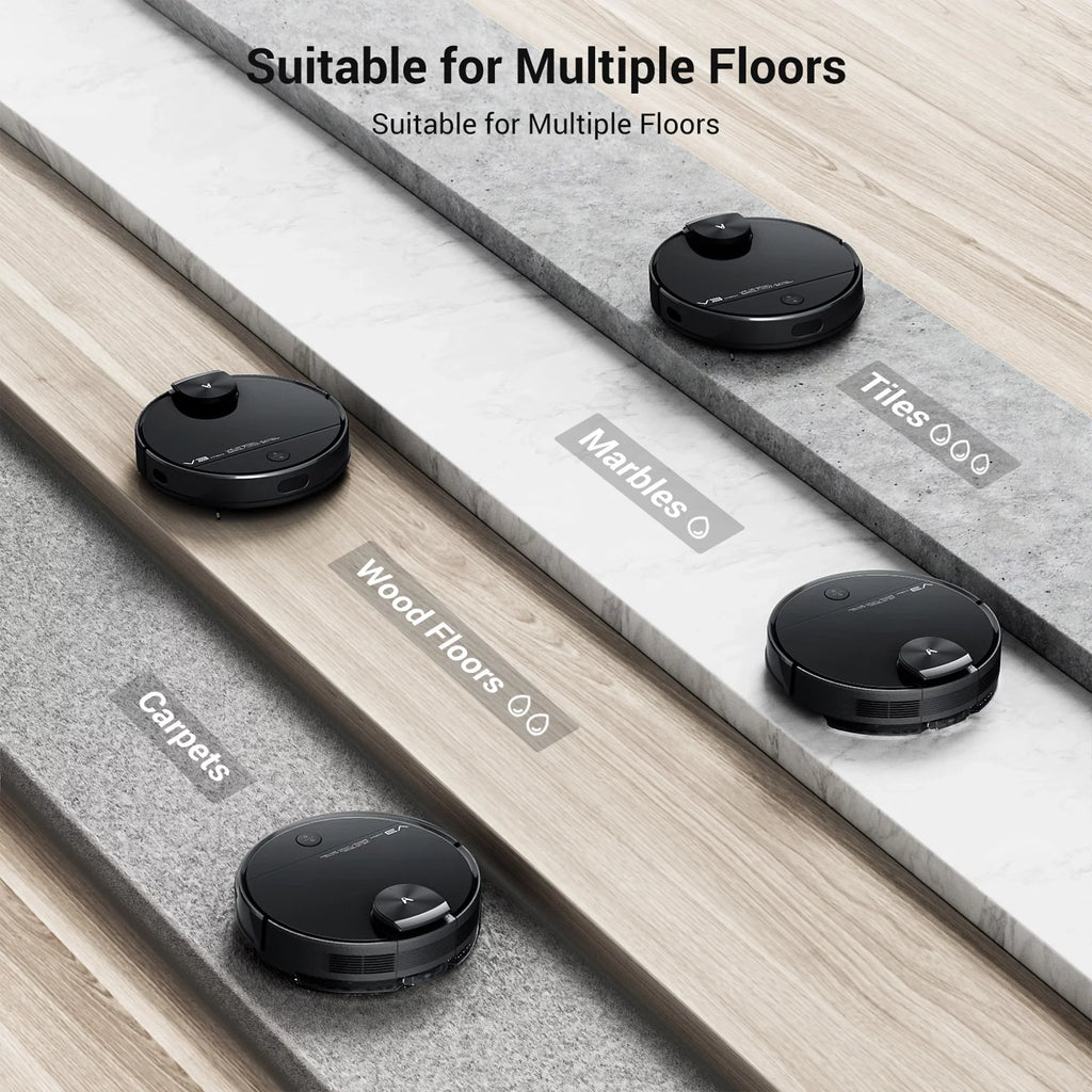 Mop & Black Max Vacuum Vacuum for Robot V3 Floors, Smart Multi Duster Viomi