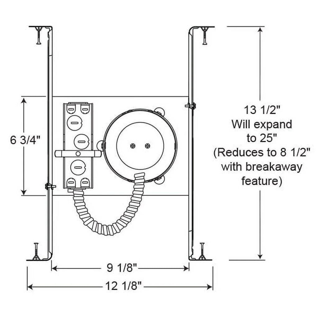 4" New Non-IC Recessed Juno Construction Housing