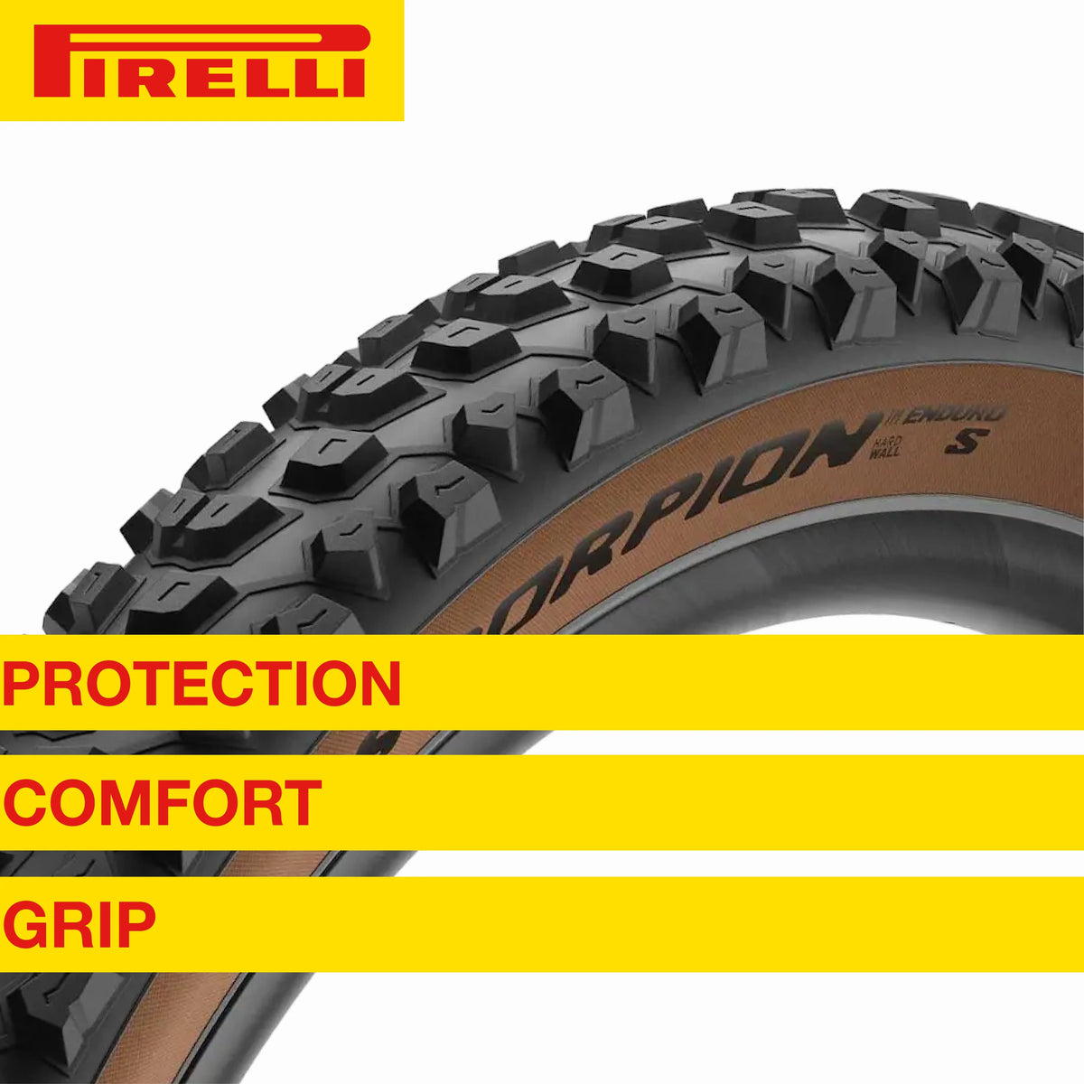 '+ Ready 29" Scorpion Enduro Classic Riding, Reliability Tubeless SmarTUBE Enduro Pirelli Mountain S TLR, Tire Grip 23/32-622 Casing 2.4 and Unmatched HardWall Extreme for MTB Enduro Bicycle x Clincher