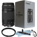 Holder f/4.0-5.6 Canon + Lens 75-300mm Cap EF Filter + UV + III Pen 58mm Lens