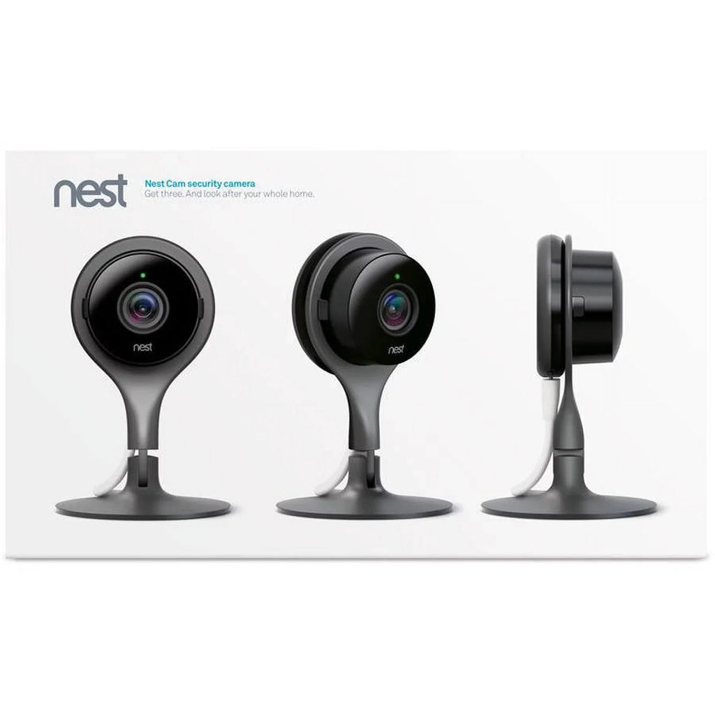 Pack Indoor Vision Cam Your Google Surveillance for Control Security Get and - - Camera Camera Video Indoor Nest with Phone Home Alerts with and Night 24/7 Mobile 3 Wired Live -