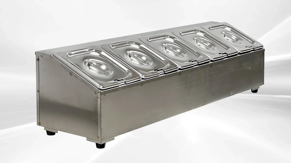seasoning shop pot steel rack 5S CS16- dessert Stainless Milk hot commercial basin shop tea display