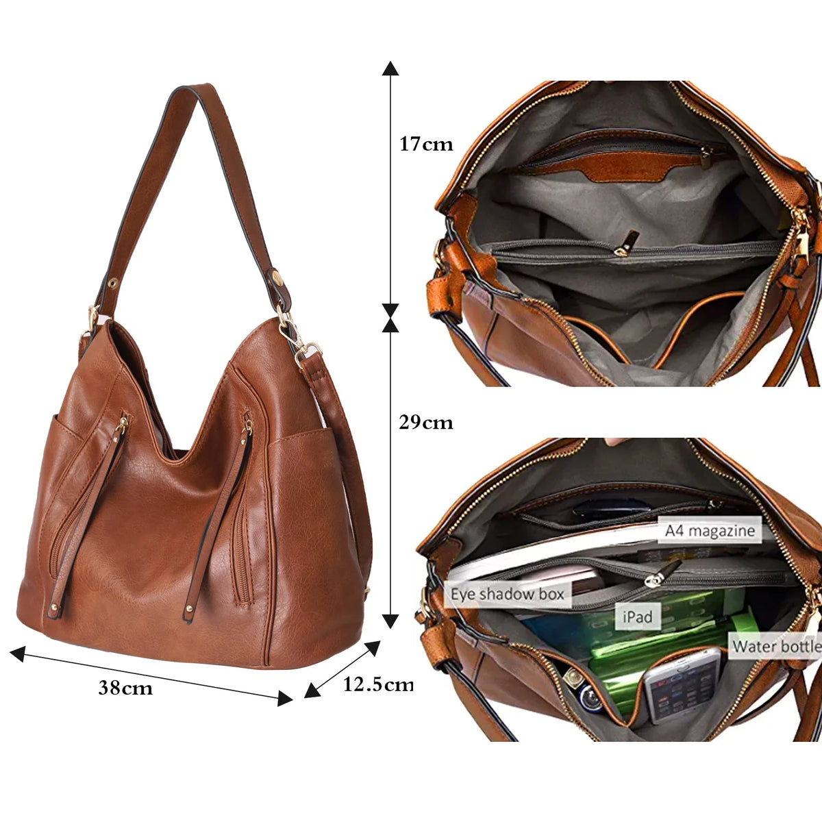 Christmas, Fashion Day, Handbag (Birthday, Cross Women's Hobo Gift) Mother's Leather Shoulder Bag Vegan Graduation Purse Valentine's Day,