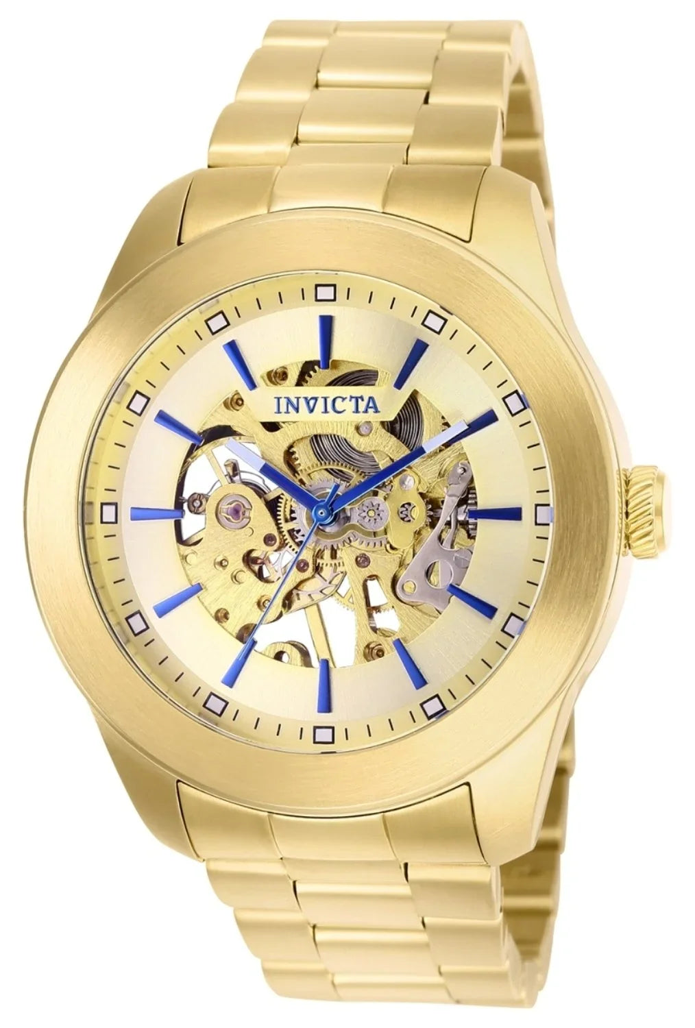 25759 Watch Vintage Automatic Invicta Dial 3 Gold Hand Men's