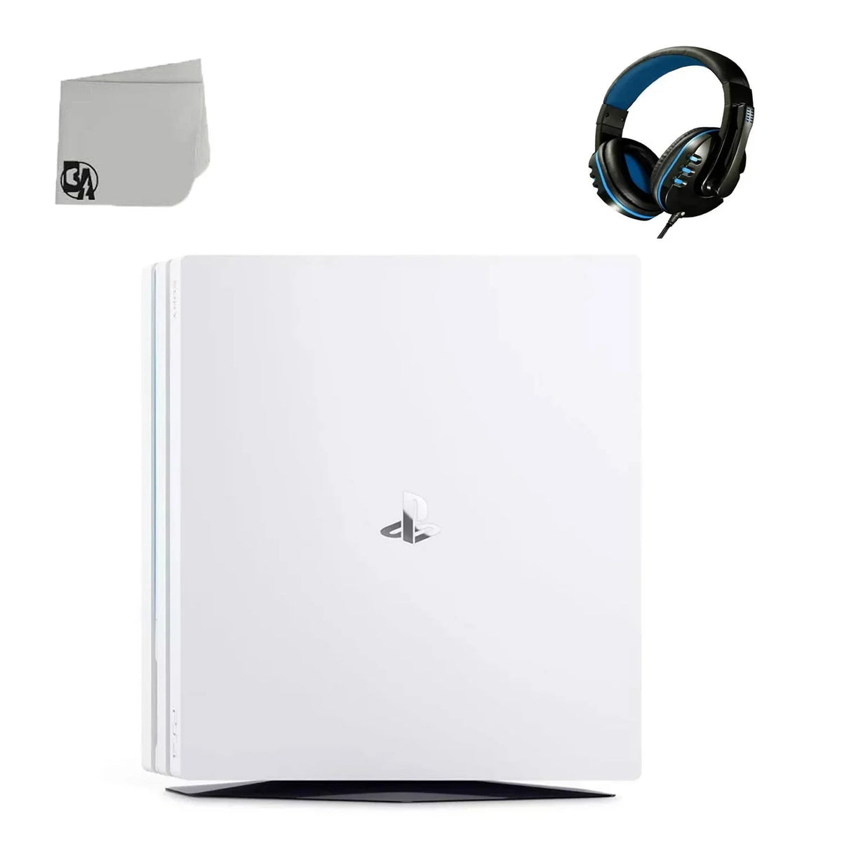 1TB with Bundle 4 Set Gaming Gaming New Sony Console Pro BOLT PlayStation Like AXTION White Head Only