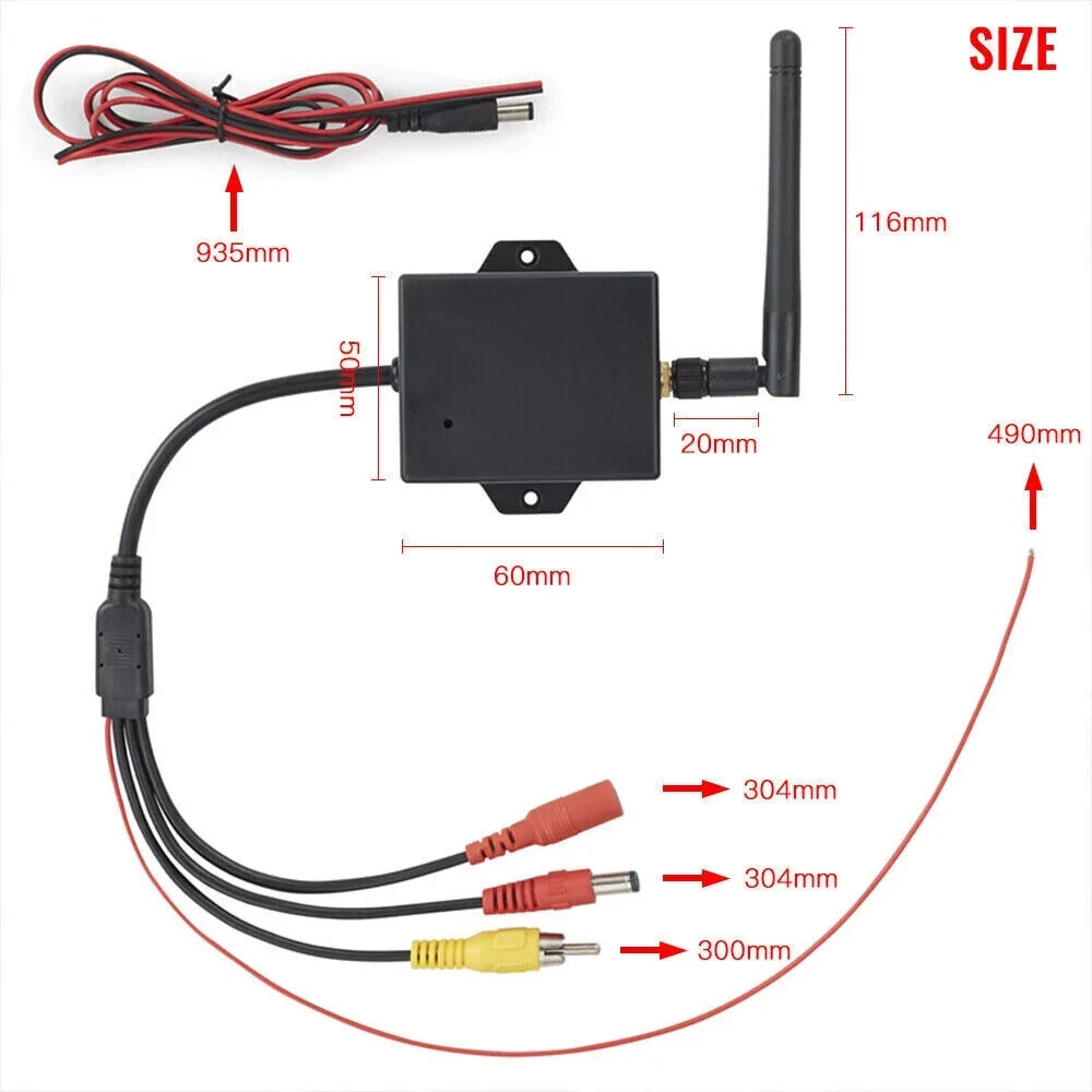 AV Reversing Transmitter for Rear WiFi Car - Your View Camera Upgrade to Module Cameras