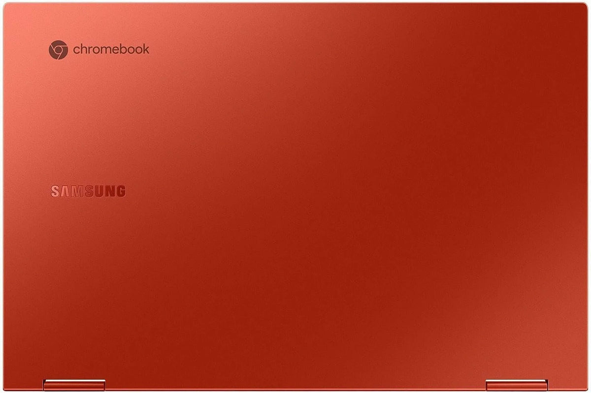 Samsung Laptop Open AMOLED Touchscreen Chromebook 64GB Box 13.3" Red) 2 (Fiesta Galaxy