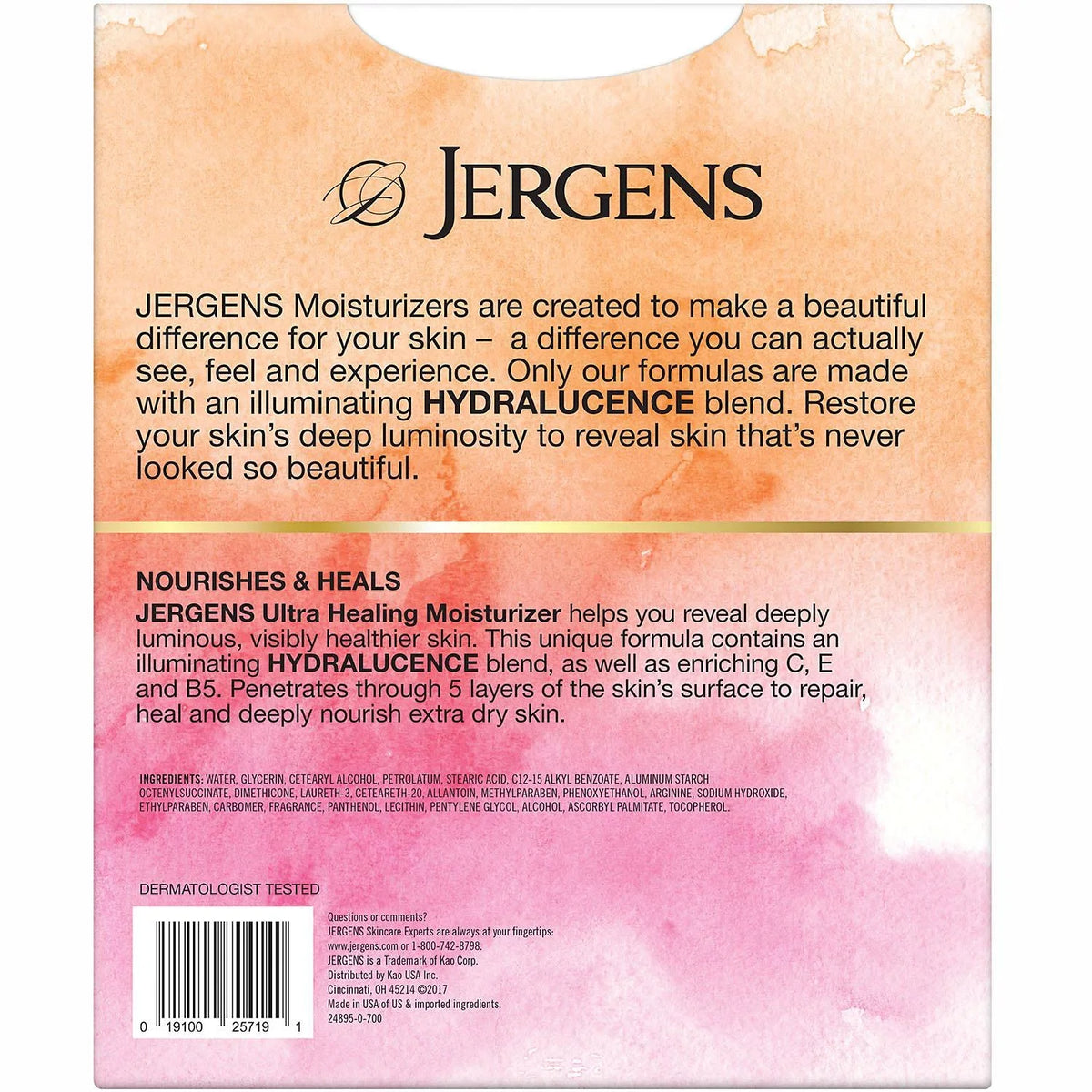 (2 21 1 Healing Dry Extra 3 Jergens & - Moisturizers The oz. oz.) - Skin Ultra fl.