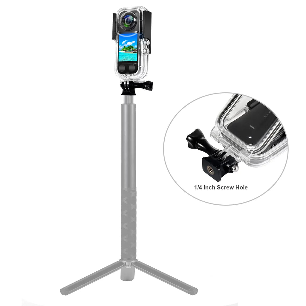 Waterproof Panoramic Case Housing Replacement ametoys Underwater Diving for 40M Dive Case X3
