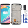 Screen Digitizer LCD with For TFT A5010 Frame Parts Repair Cellphone (Black) Material 5T OnePlus and Assembly Full