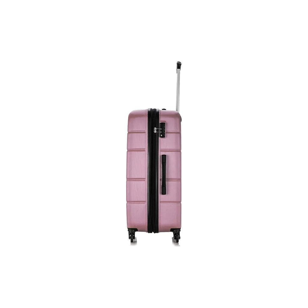 Gold (DKRODSML-ROS) 3-Piece DUKAP Set Plastic RODEZ Luggage Rose
