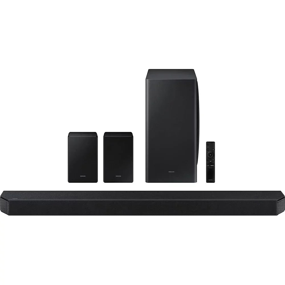 '+ Atmos & Box Open 2021 Rear Subwoofer Samsung HW-Q950A/ZA Wireless Soundbar Speakers 11.1.4ch Dolby