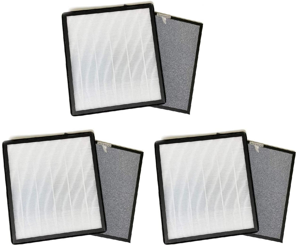 5-in-1, Replacement 3 True with HSP001 Set Hathaspace Filters Air HEPA Carbon Activated Smart Filter 2 Purifier Compatible HEPA of Nispira Sets True
