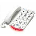 CLARITY-JV-35W Big Button Keys Clarity Phone White Amplified
