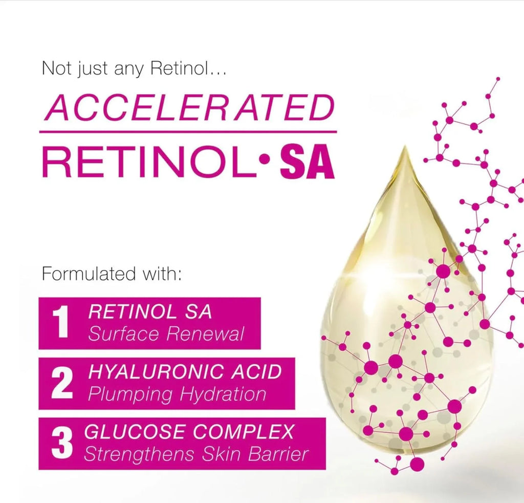 Daily Face and Rapid Fine Retinol Acid Lines, Face Fragrance to Neutrogena and Retinol Repair Free, 1.7 Fight Cream Hyaluronic Moisturizer, with Wrinkles, Anti-Aging Dark Spots, Wrinkle