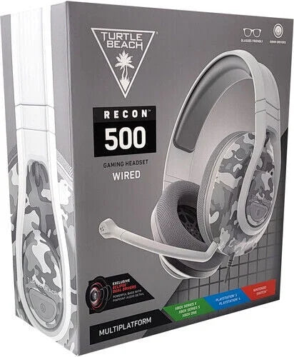 Gaming Headset Arctic - [New Recon 500 Turtle Playsta PS Camo Beach 4, ] Wired