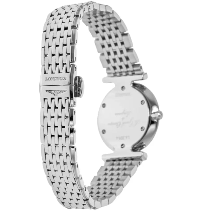 Women's La Longines Grande Watch Quartz Steel Blue L4.209.4.95.6 Dial Classique