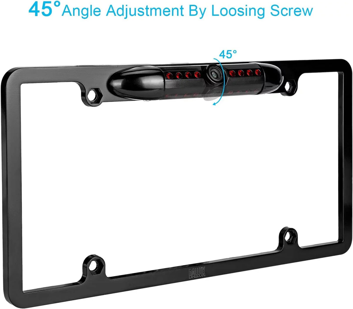 Rearview Backup Camera KW-V230BT Frame for Black KWV230BT License JVC Plate