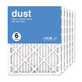 Air Dust Air Made Furnace the Filter, Filter AC HVAC USA 16x21.5x1 MERV Filters 8 AIRx 6-Pack, in Pleated