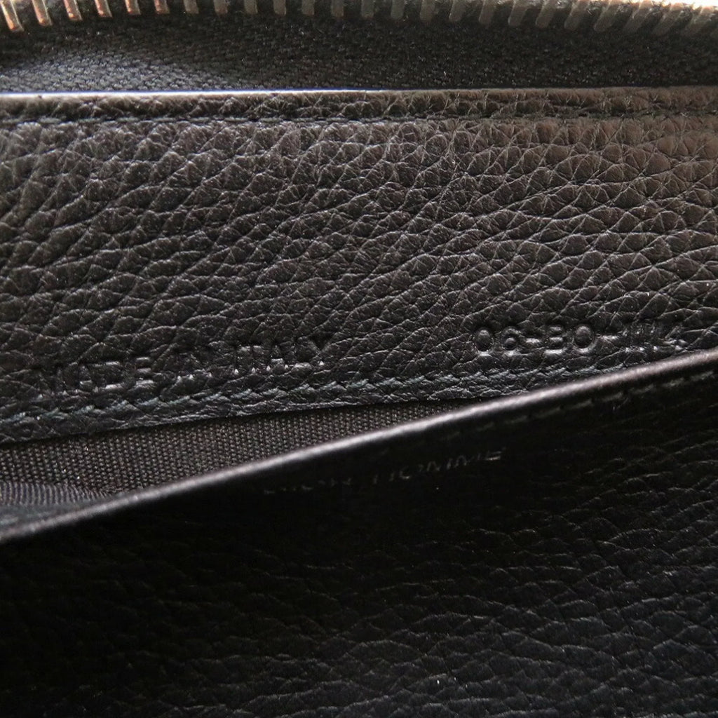 Leather Coin Round (Good) Black Men's Case Pre-Owned Dior Homme