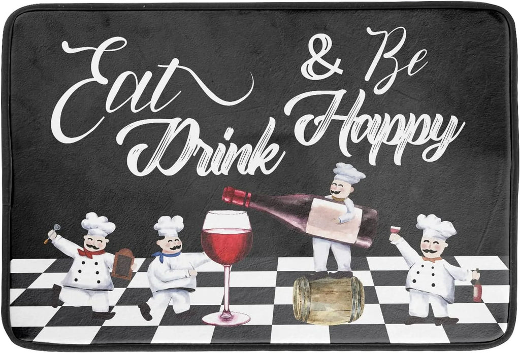Drying White Dish Mat Chubby Pad Drainer Fat Wellsay Drainer Glass 18x24 Fatigue Pasta Bistro Dishes Chef Buffalo Plaid Rack Black Plump Mat Mats Kitchen Anti Wine Cook Red Check Dish Decor Italian