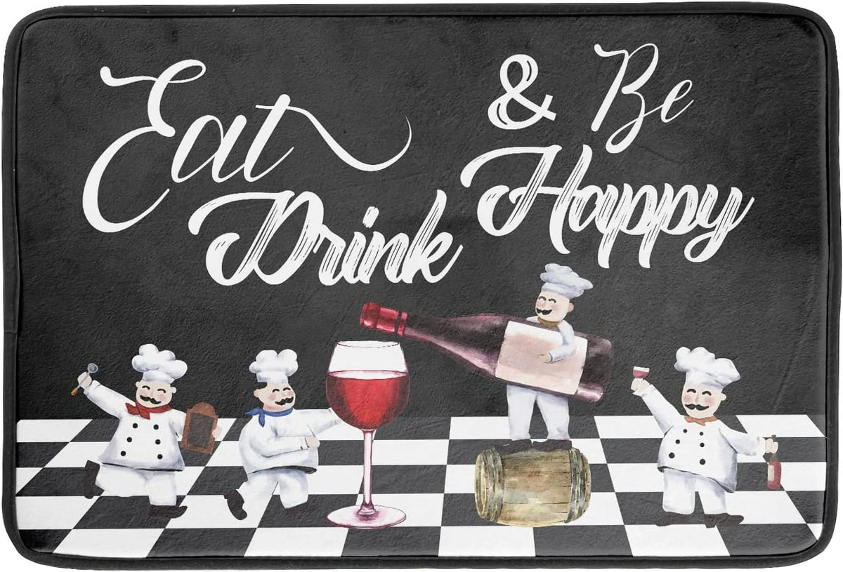 Drying White Dish Mat Chubby Pad Drainer Fat Wellsay Drainer Glass 18x24 Fatigue Pasta Bistro Dishes Chef Buffalo Plaid Rack Black Plump Mat Mats Kitchen Anti Wine Cook Red Check Dish Decor Italian