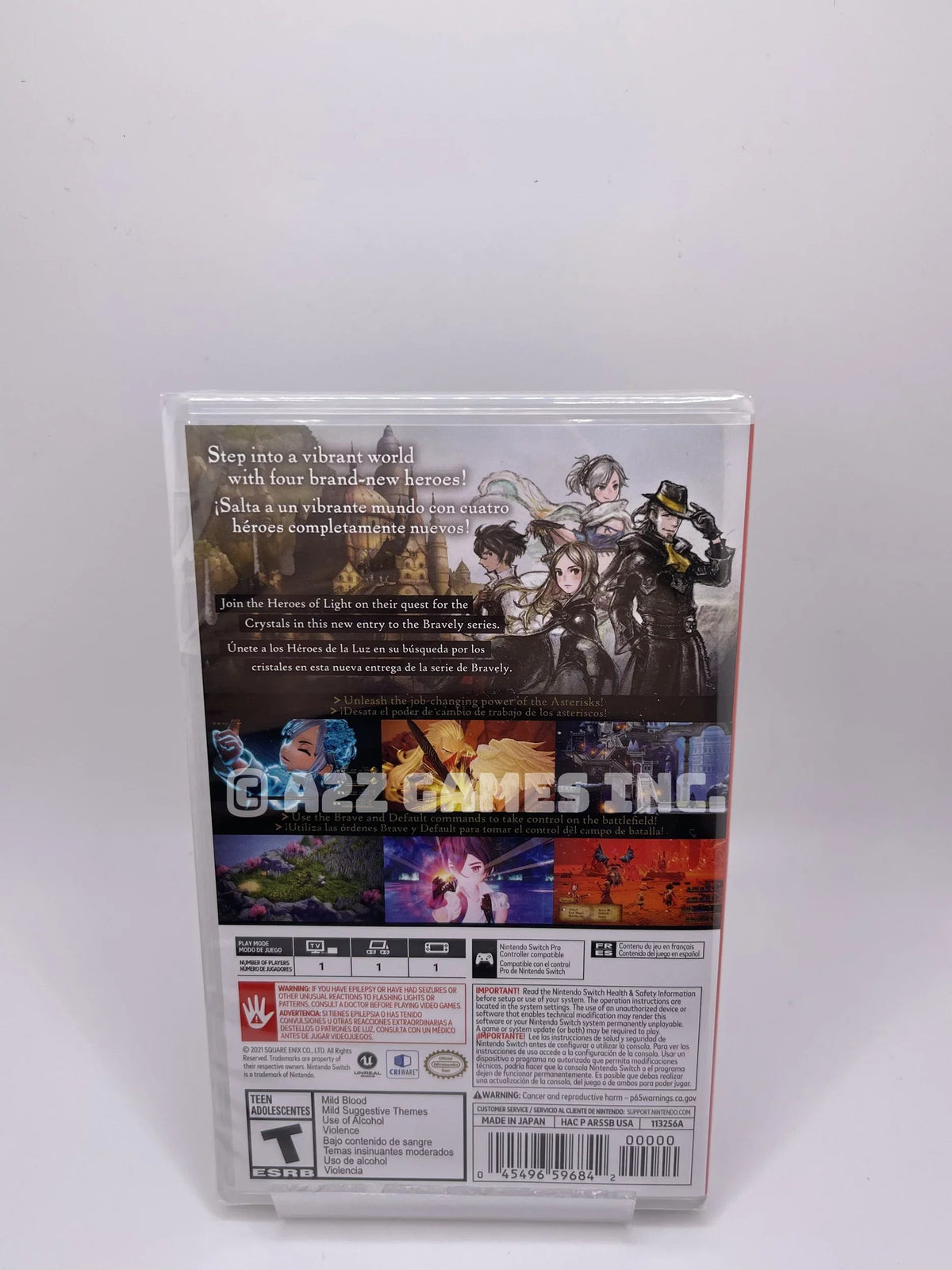 Switch) (Nintendo II Bravely Imported Default Region Free