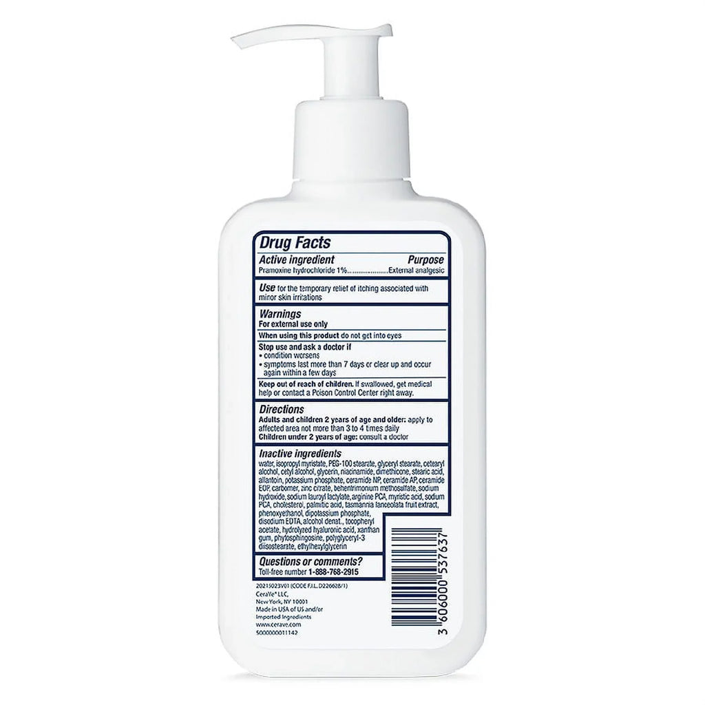 with CeraVe Itch Pramoxine Ounce 8 Hydrochloride Moisturizing Relief | Lotion
