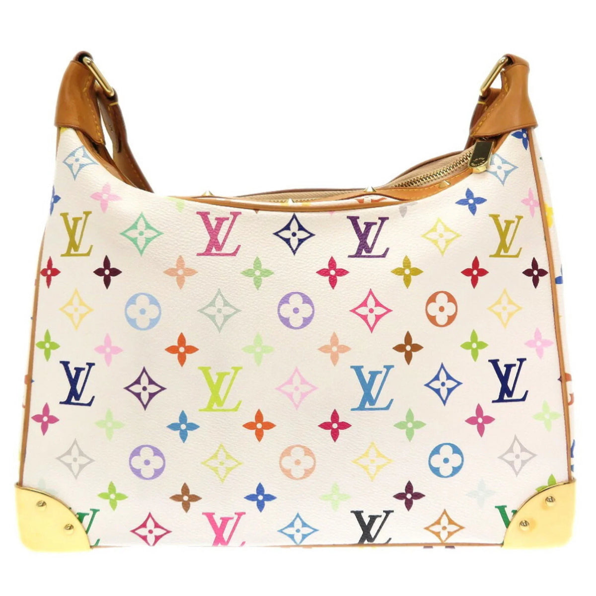 Boulogne 0072 LOUIS Bag Monogram Multicolor VUITTON Pre-Owned Louis M92660 Bron Shoulder (Fair) Vuitton