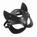 and Carnival Faux Halloween, Lingerie Fun for Fox Set Leather Roleplay - Choker Mask Set and Nightclub for Sexy Masquerade, 1pc and