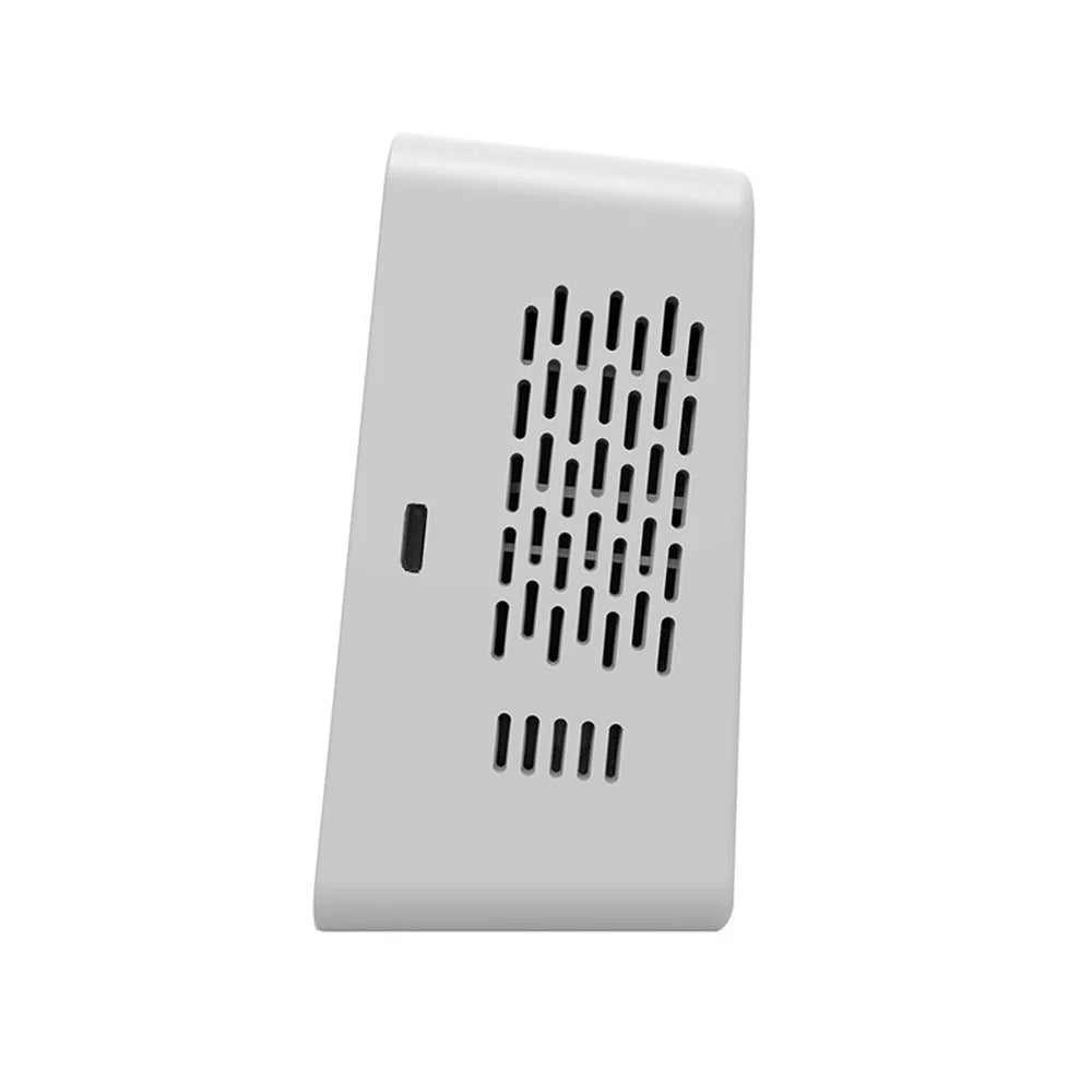 Time WiFi Indoor Viewing Mobilephone In 1 Air 6 Display Home Desktop 2 PM2.5 Remotes Humidity Moni TVOC Air Date Intelligent Detector Sets HCHO Quality Quality Week Detector Alarm Carevas APP CO2