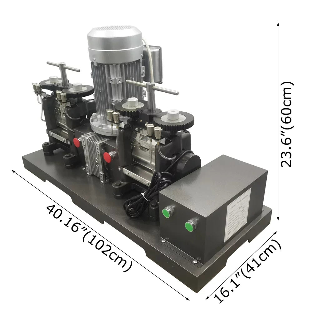 Making 3HP Mill Electric Double Machine Jewelry INTSUPERMAI Rolling Tool Head