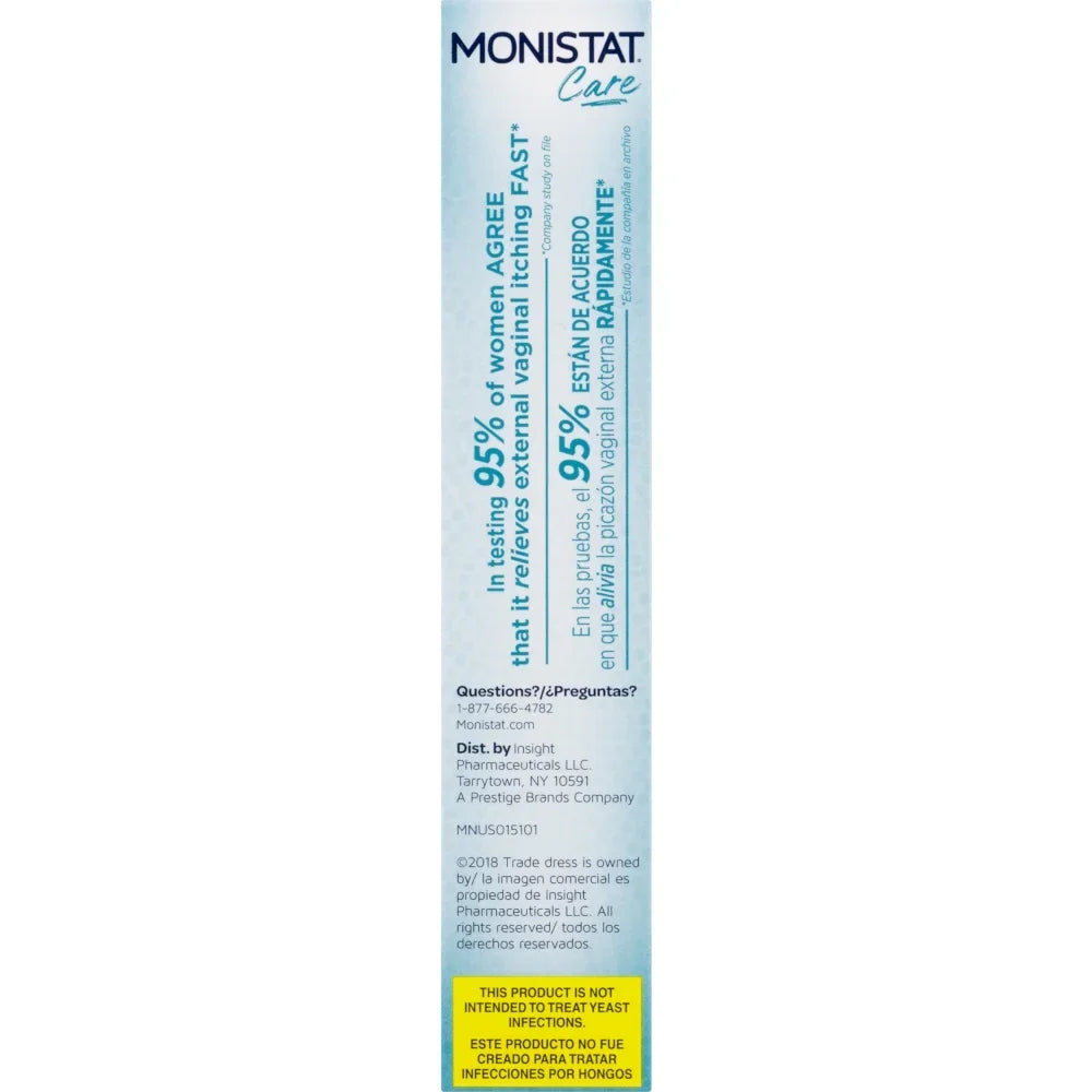 Instant Maximum Itch 5 Cream, Monistat Ounce 1 Care Pack Strength Relief Each