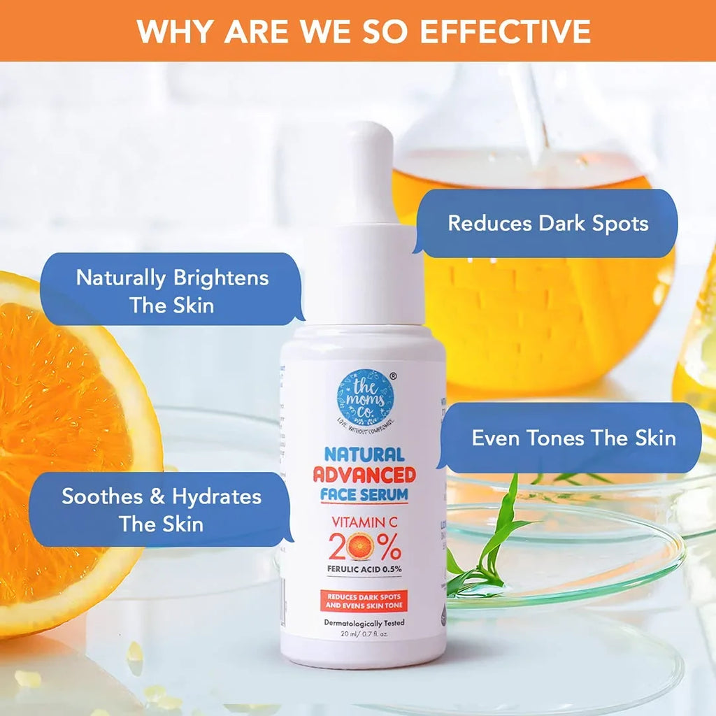 Vitamin For Skin Toned Co. L Naturally Even Serum Advanced Brighter Natural Moms Vitamin C Percent Ml C 20 20 And L The A Face With