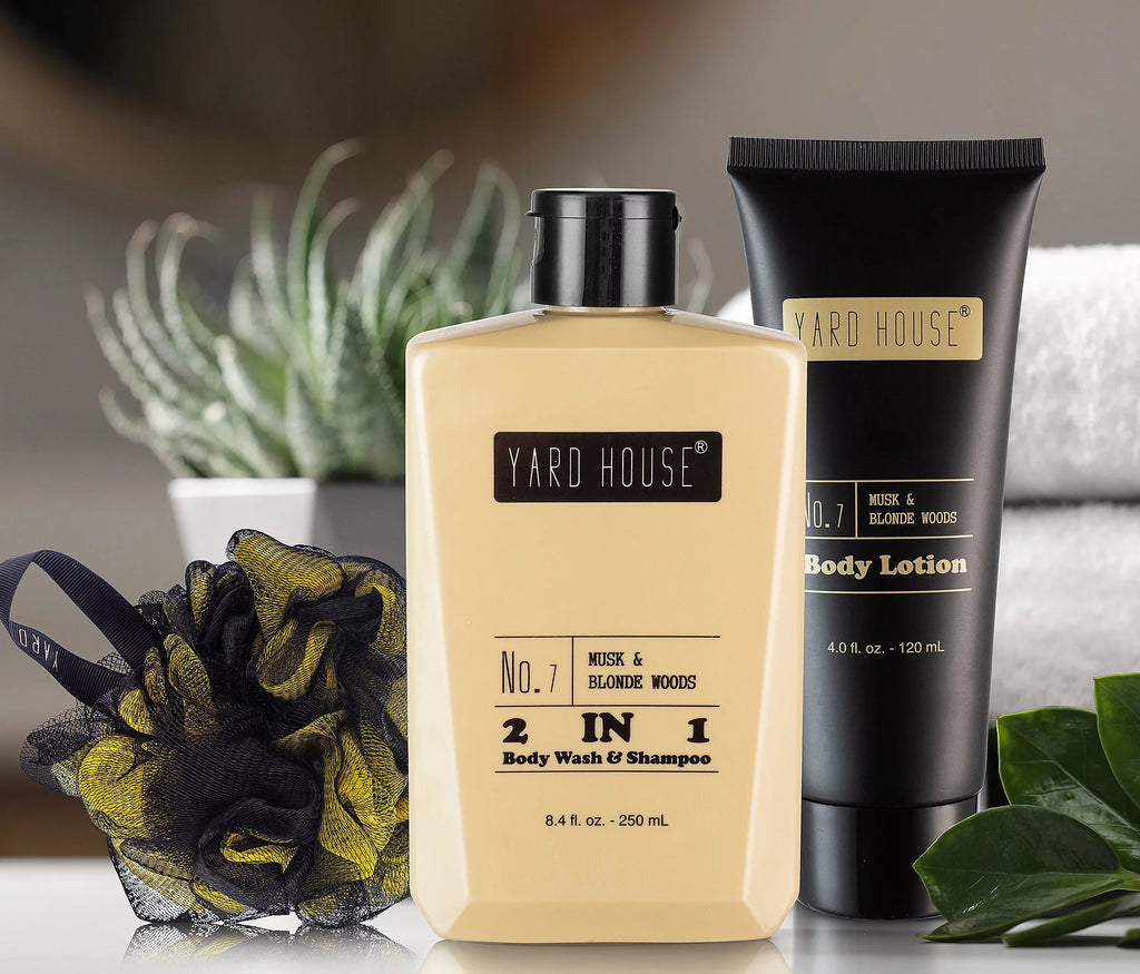 Bath Blonde Spa Gifts Lotion, Size Bath and Wash, Gift Basket Facial Set Body - House Woods Shower Him Bubble Yard Bath, Puff Mens for Bag-Full Body Salts, Scented Luxury Musk Scrub, in and Toiletry