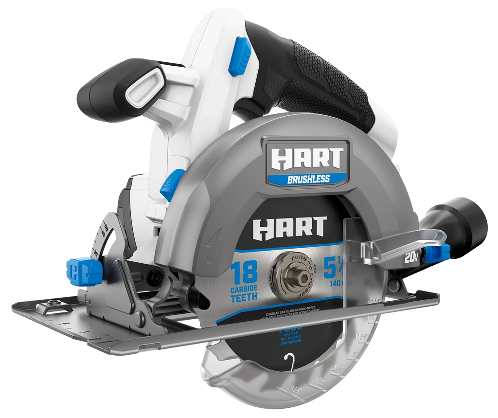 Battery-Powered Brushless Compact 5-1/2-inch Saw Not Circular (Battery HART 20-Volt Included)