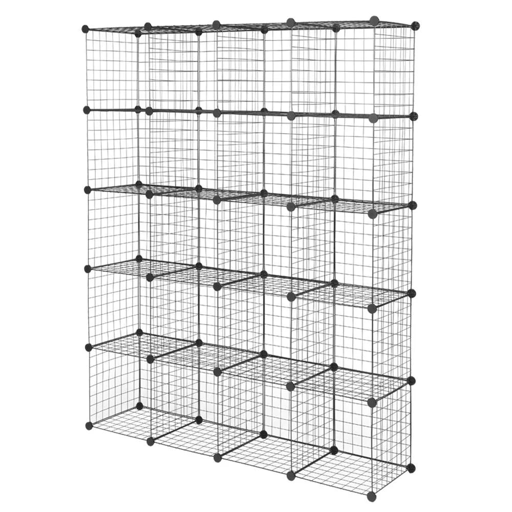 Organizer Winado Storage Design Shelves Stackable Multifunctional 20-Cube Plastic