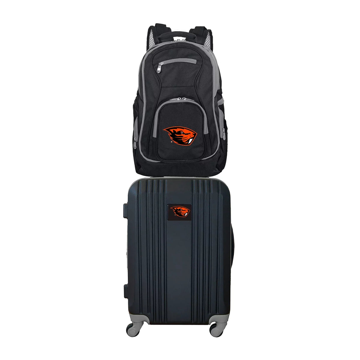Luggage 2-Piece Backpack Beavers and State NCAA Oregon Set