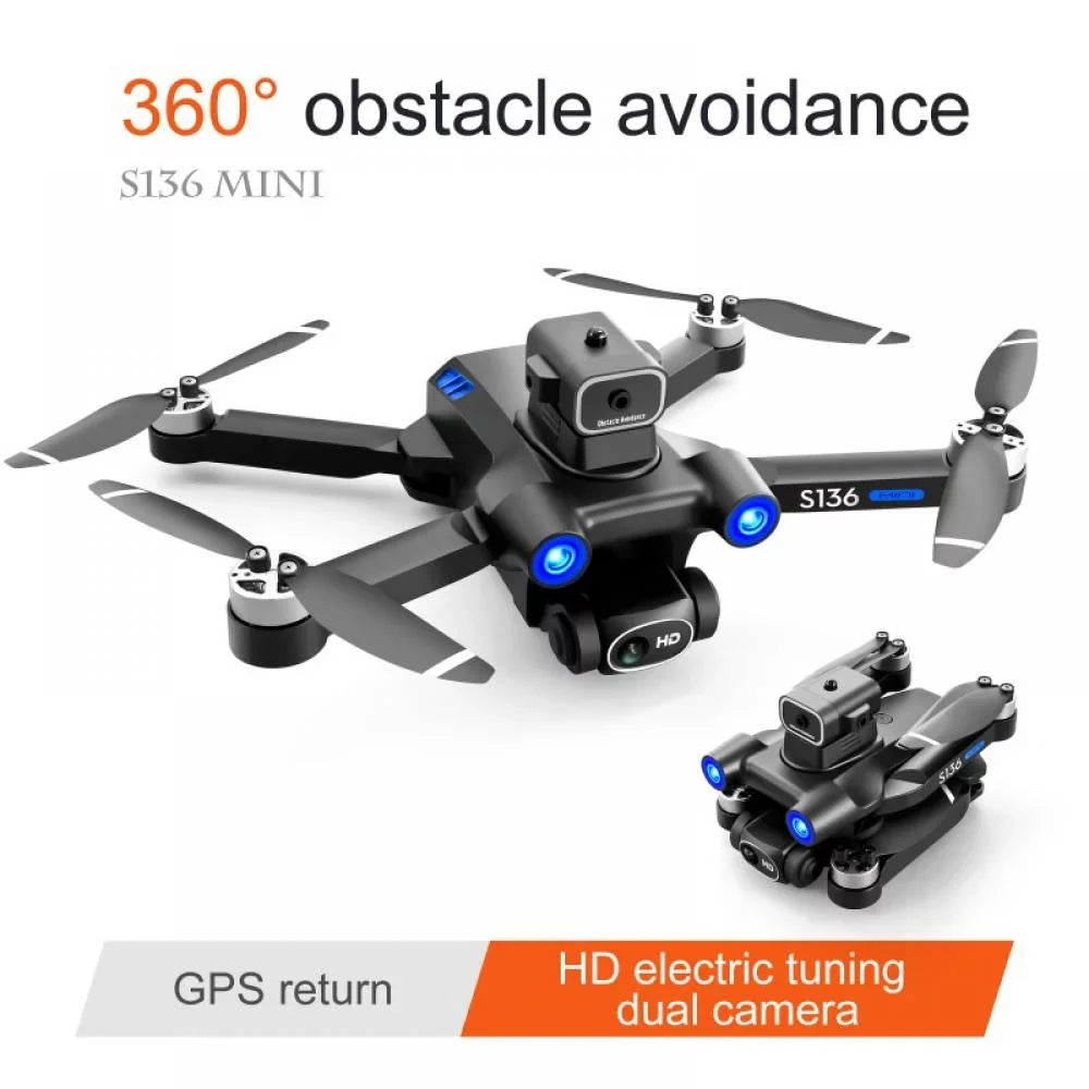photos adjustment of 4K electric directions, brushless S136 avoid remote aircraft and to high-definition to all obstacles UAV camera in GPS take control aerial