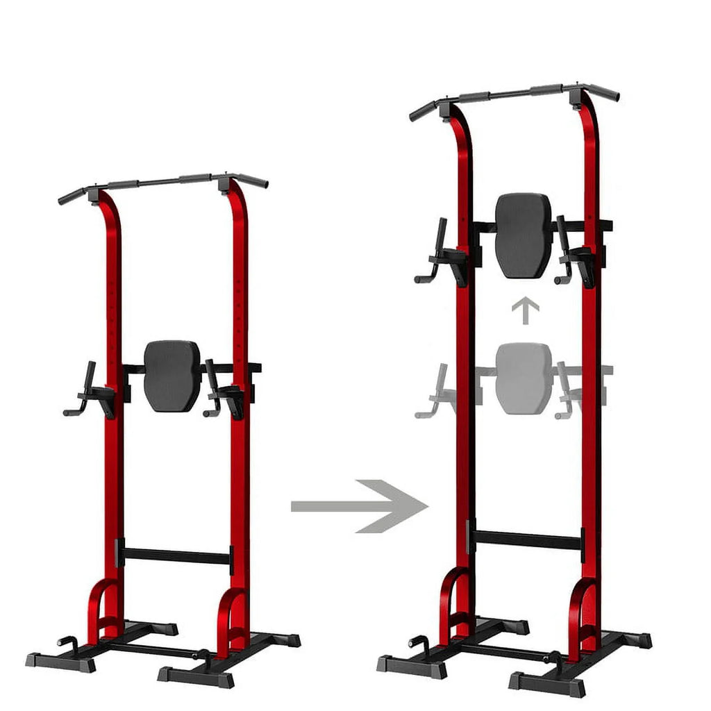 Strength Up Gym Training Pull Stand for Station Workout Bar Equipment，Red