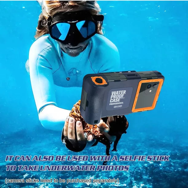 Lanyard Gionee UrbanX Housing all Video Diving Protective for Photo 6.9 [15m/50ft] Swimming And Inch LCD with Case Up Snorkeling to Waterproof Professional Phones Surfing Underwater S10C