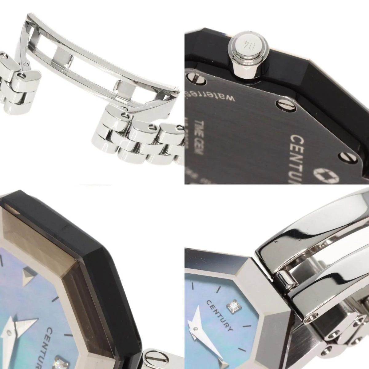 CENTURY Pre-Owned Century Time Steel/SS (Good) Gem Stainless Ladies Watch
