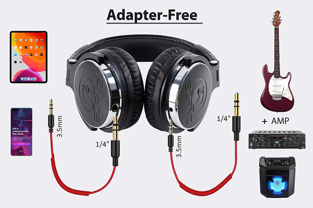 Over-Ear DJ 2ONE Professional Headphones, Black, 2CANZ
