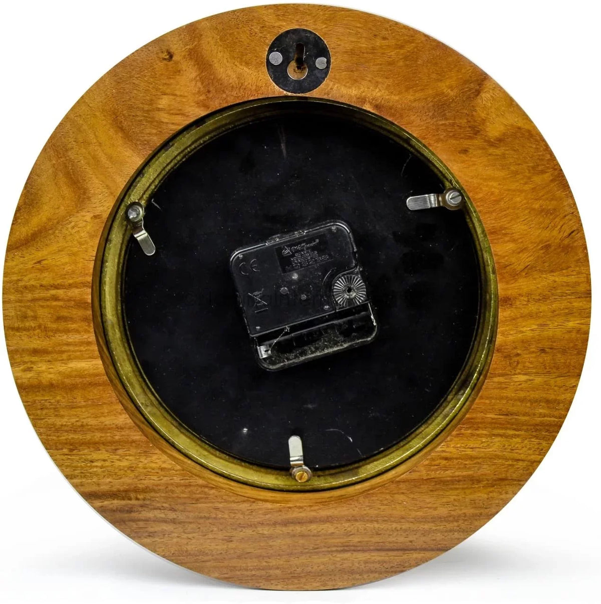 Ship's Hanging International Home Porthole Wooden Clock Nagina Quartz 10" Time's Pirate | Nautical Based Wall Brass Premium Decorative