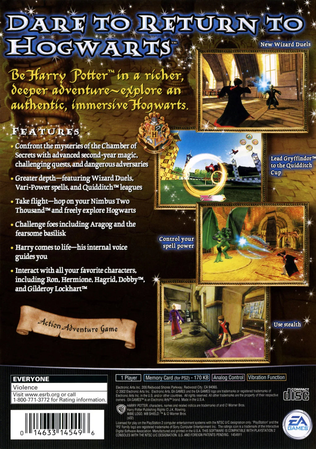 and of Chamber Secrets Potter the - Harry PlayStation 2